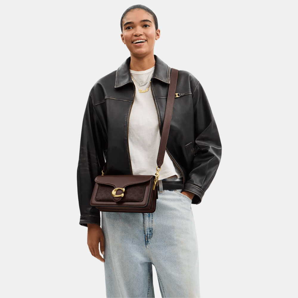 Coach Tabby 26 Shoulder Bag In Signature Canvas (Maple) - DIVA ONLINE STORE