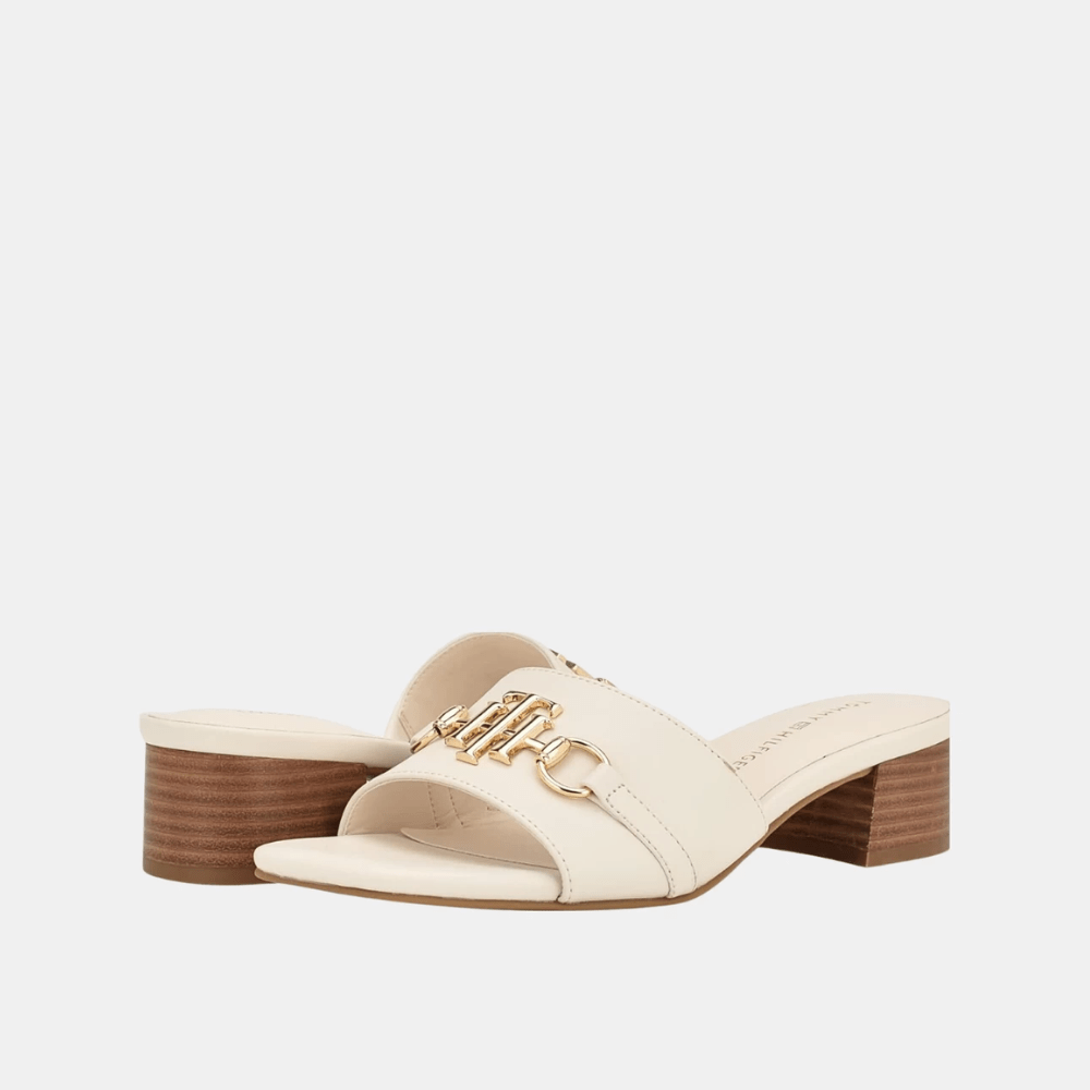 Tommy Hilfiger Pippe Slide (Ivory) - DIVA ONLINE STORE