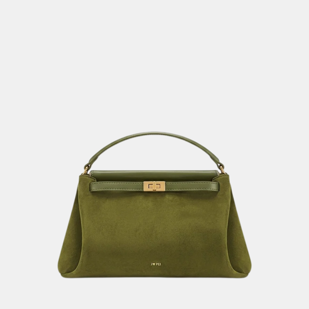 JW Pei Carmen Faux Suede Top Handle Bag