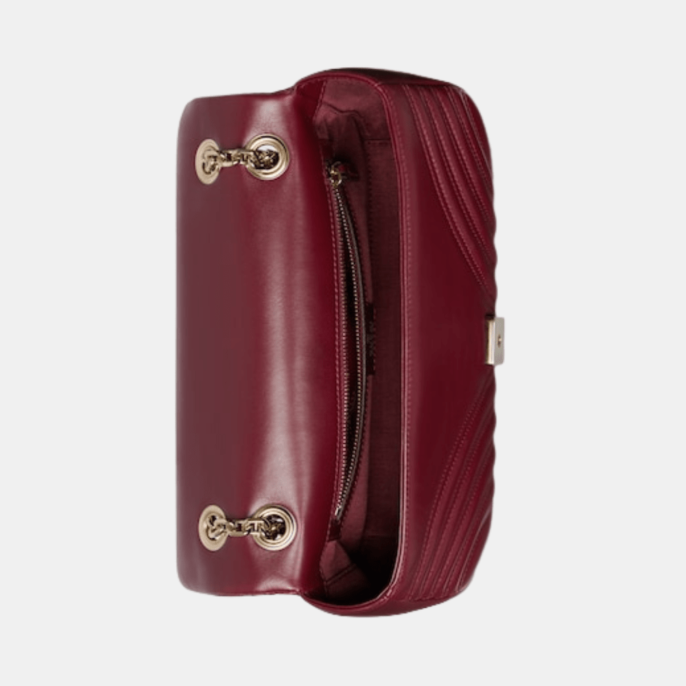 Gucci GG Marmont Medium Shoulder Bag In Rosso Ancora Red Leather - DIVA ONLINE STORE
