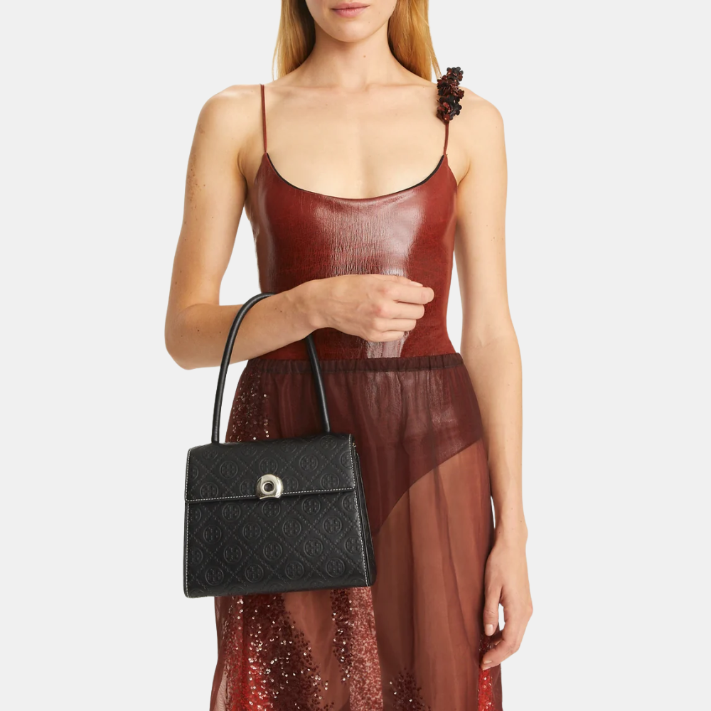 Tory Burch Small Deville T Monogram Tote Bag