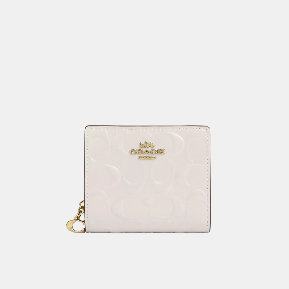 Coach Snap Wallet In Signature Leather