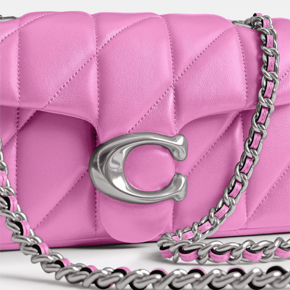 Coach Quilted Tabby 20 Shoulder Bag (Fuschia) - DIVA ONLINE STORE
