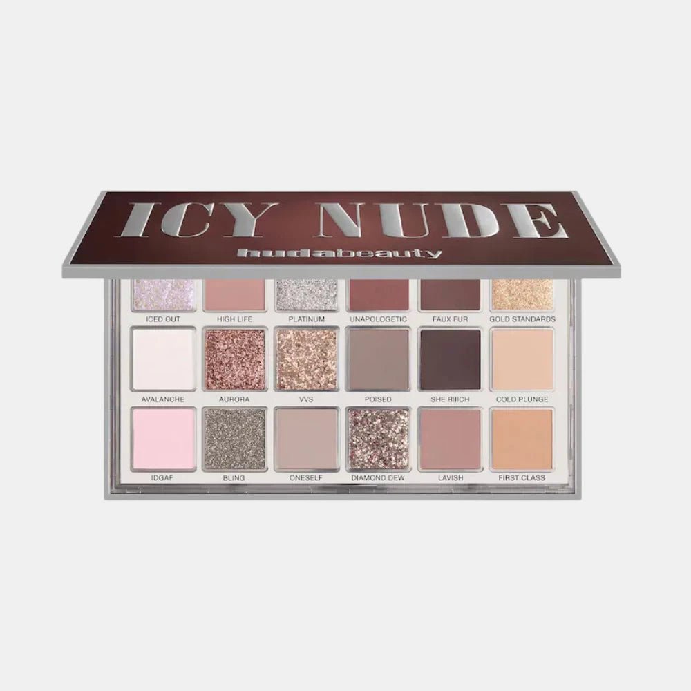 Huda Beauty Icy Nude Eyeshadow Palette - DIVA ONLINE STORE