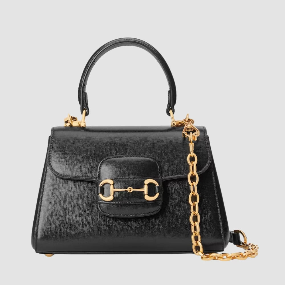 Gucci Horsebit 1955 Mini Top Handle Bag (Black) - DIVA ONLINE STORE