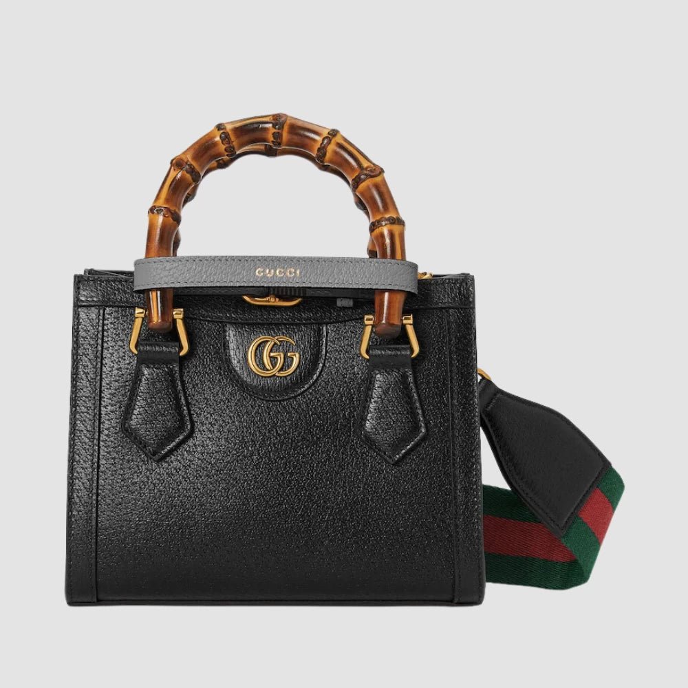 Gucci Diana Mini Tote Bag (Black) - DIVA ONLINE STORE