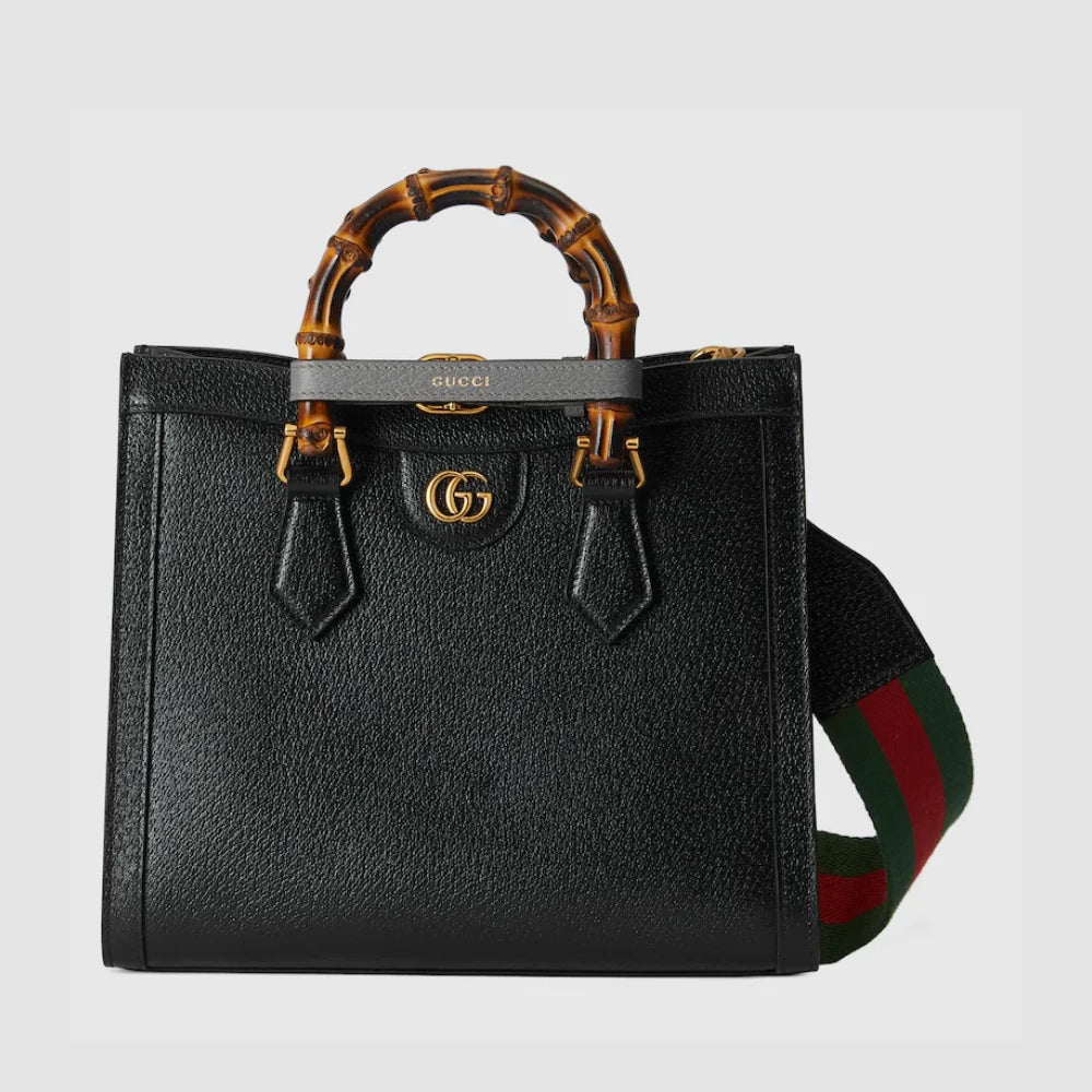 Gucci Diana Small Tote Bag (Black) - DIVA ONLINE STORE