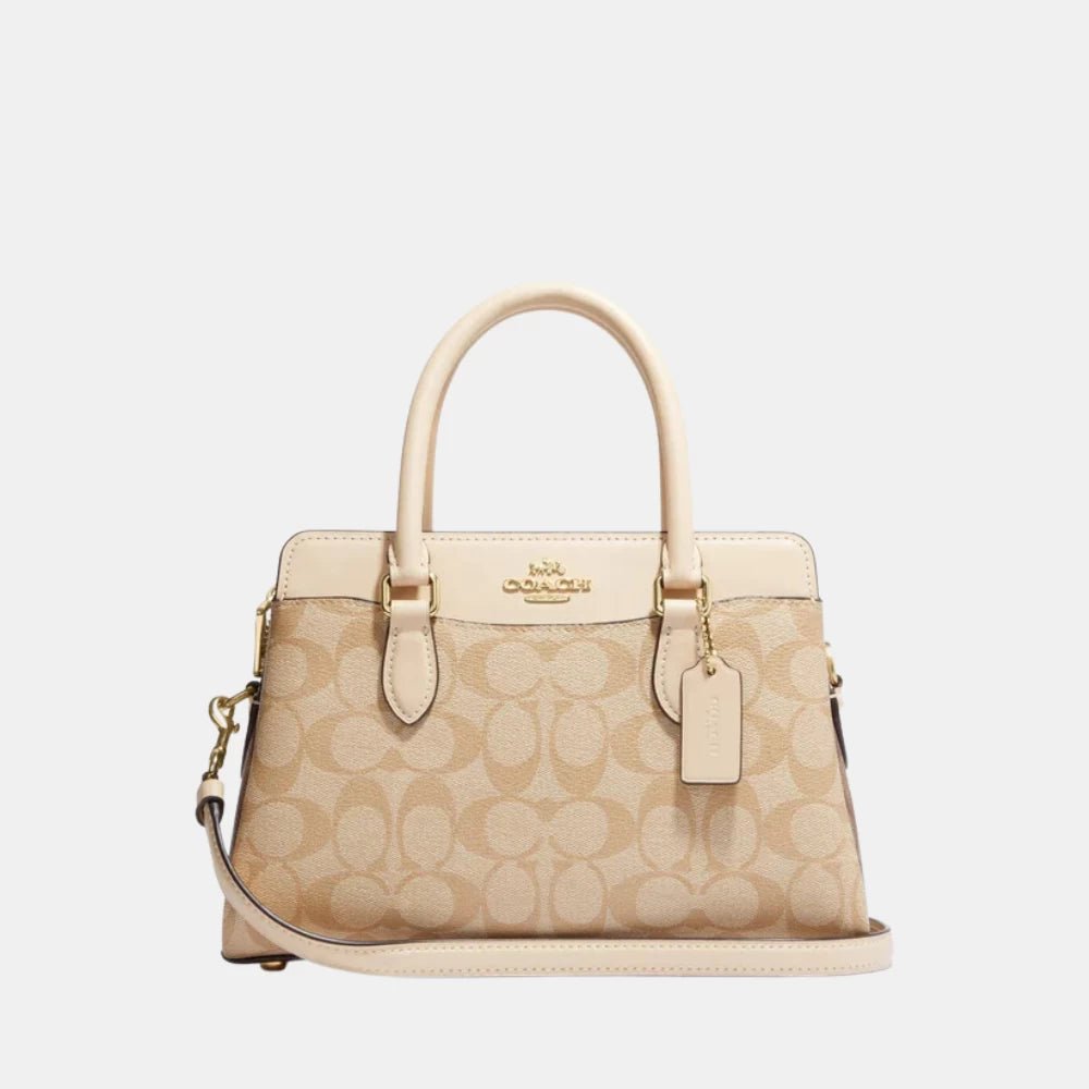Coach Mini Darcie Carryall in Colorblock Signature Canvas - DIVA ONLINE STORE