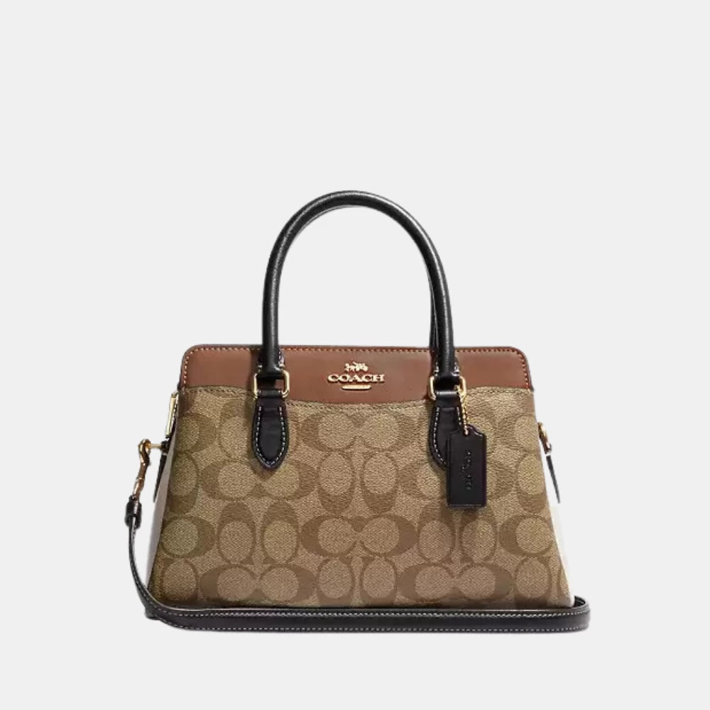 Coach Mini Darcie Carryall in Colorblock Signature Canvas - DIVA ONLINE STORE