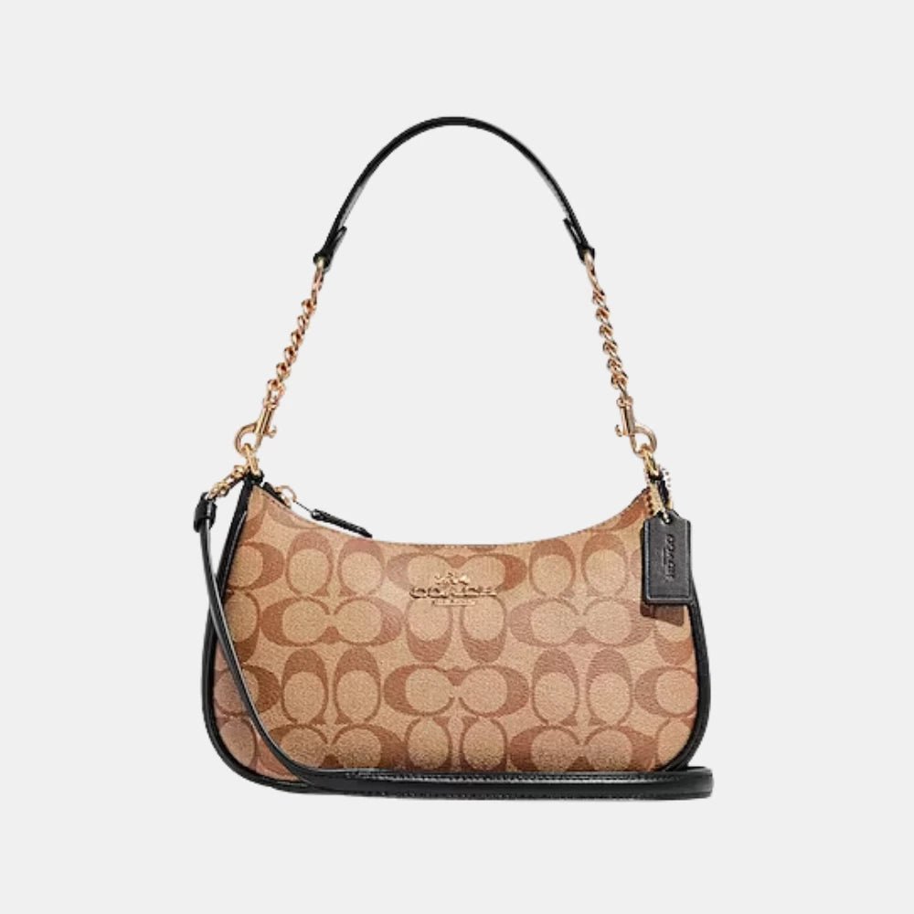 Coach Teri Shoulder Bag In Signature Canvas - DIVA ONLINE STORE