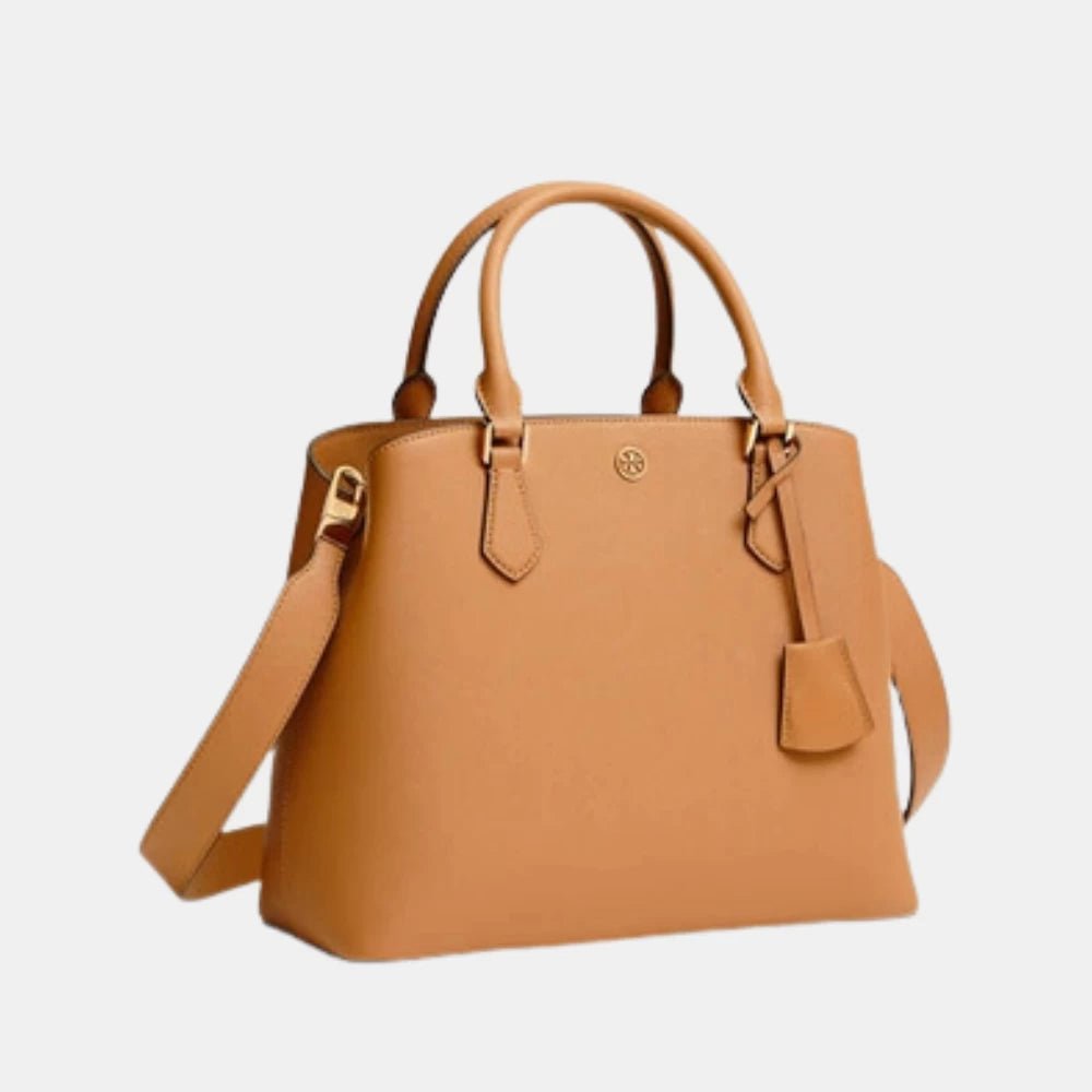 Tory Burch Robinson Triple - Compartment Tote (Cardamom) - DIVA ONLINE STORE