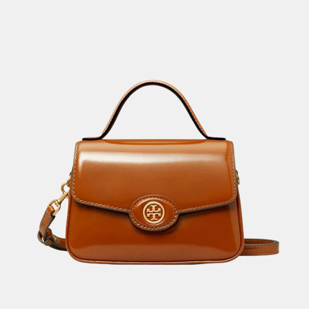 Tory Burch Small Robinson Spazzolato Top - Handle Bag - DIVA ONLINE STORE