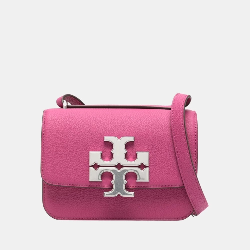 Tory Burch Small Eleanor Pebbled Bag (Fuchsia Pink) - DIVA ONLINE STORE