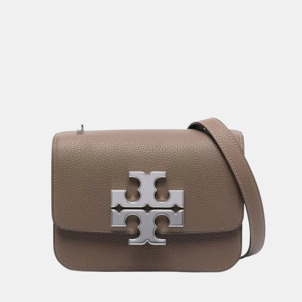 Tory Burch Small Eleanor Pebbled Bag (Wild Mushroom) - DIVA ONLINE STORE