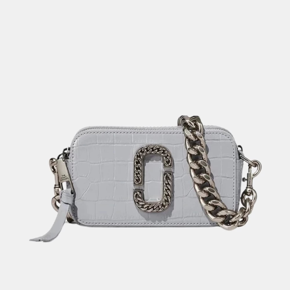 Marc Jacobs The Snapshot Croc - Embossed (Cool Grey) - DIVA ONLINE STORE