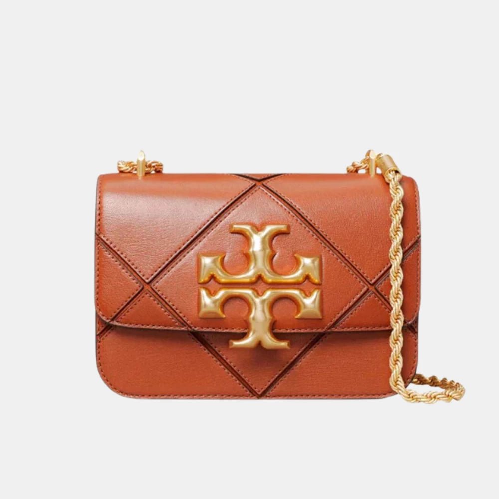 Tory Burch Small Eleanor Diamond Quilt Bag (Roasted Habanero) - DIVA ONLINE STORE