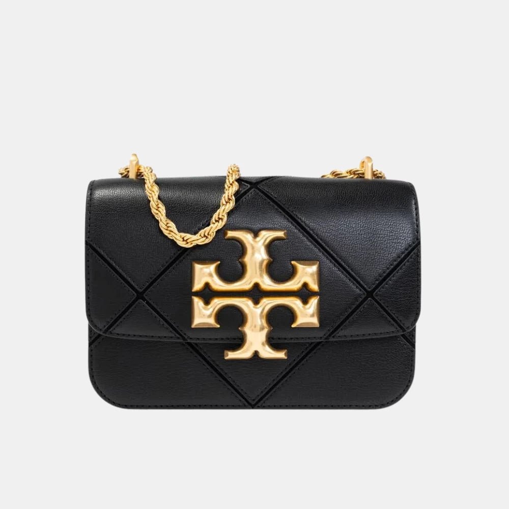 Tory Burch Small Eleanor Diamond Quilt Bag (Black) - DIVA ONLINE STORE