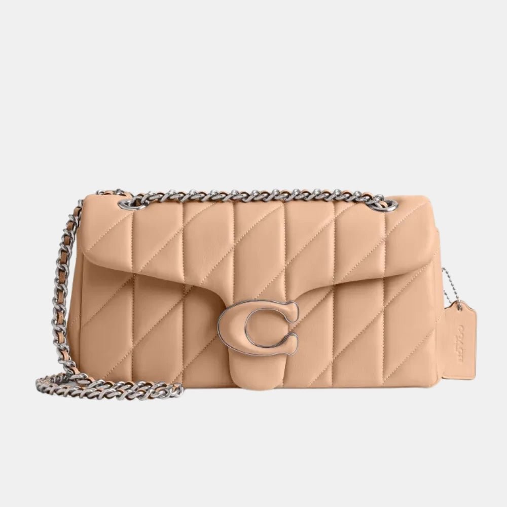 Coach Quilted Tabby Shoulder Bag (Buff) - DIVA ONLINE STORE