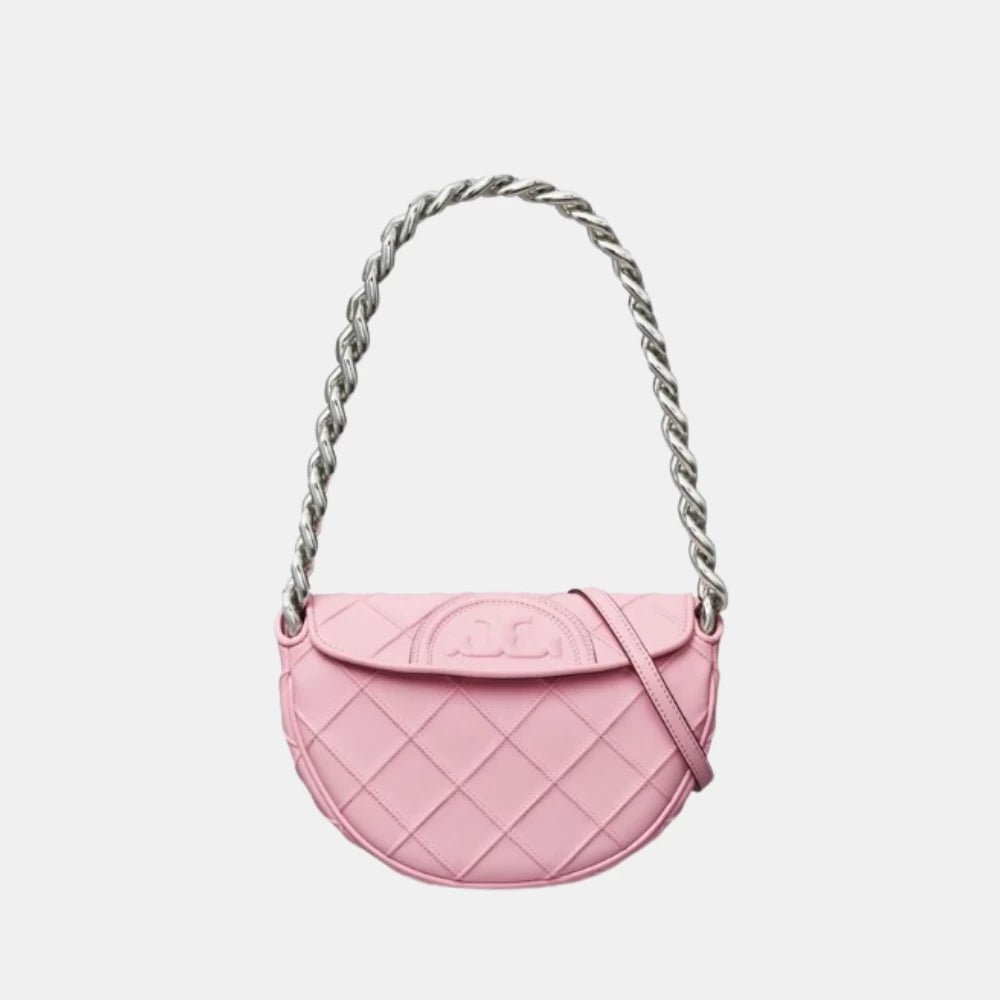 Tory Burch Fleming Crescent Mini Shoulder Bag - DIVA ONLINE STORE