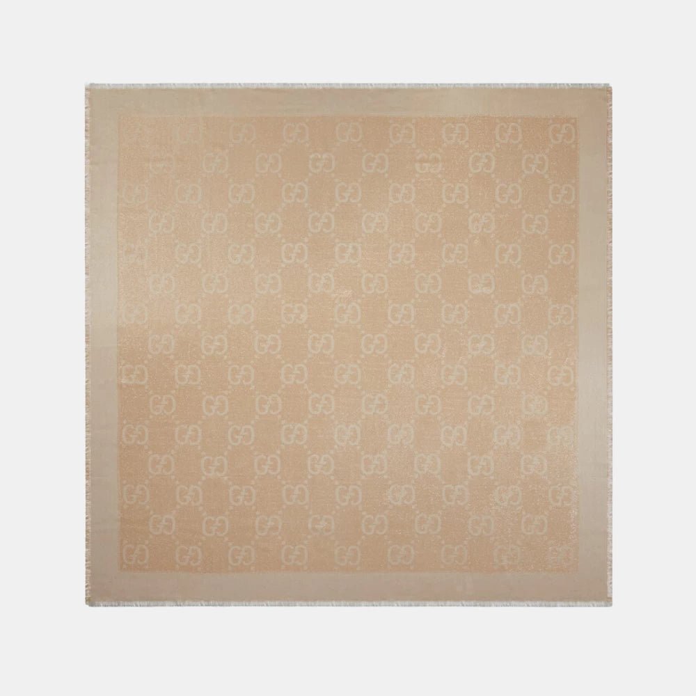 Gucci GG Lamé Jacquard Shawl - DIVA ONLINE STORE