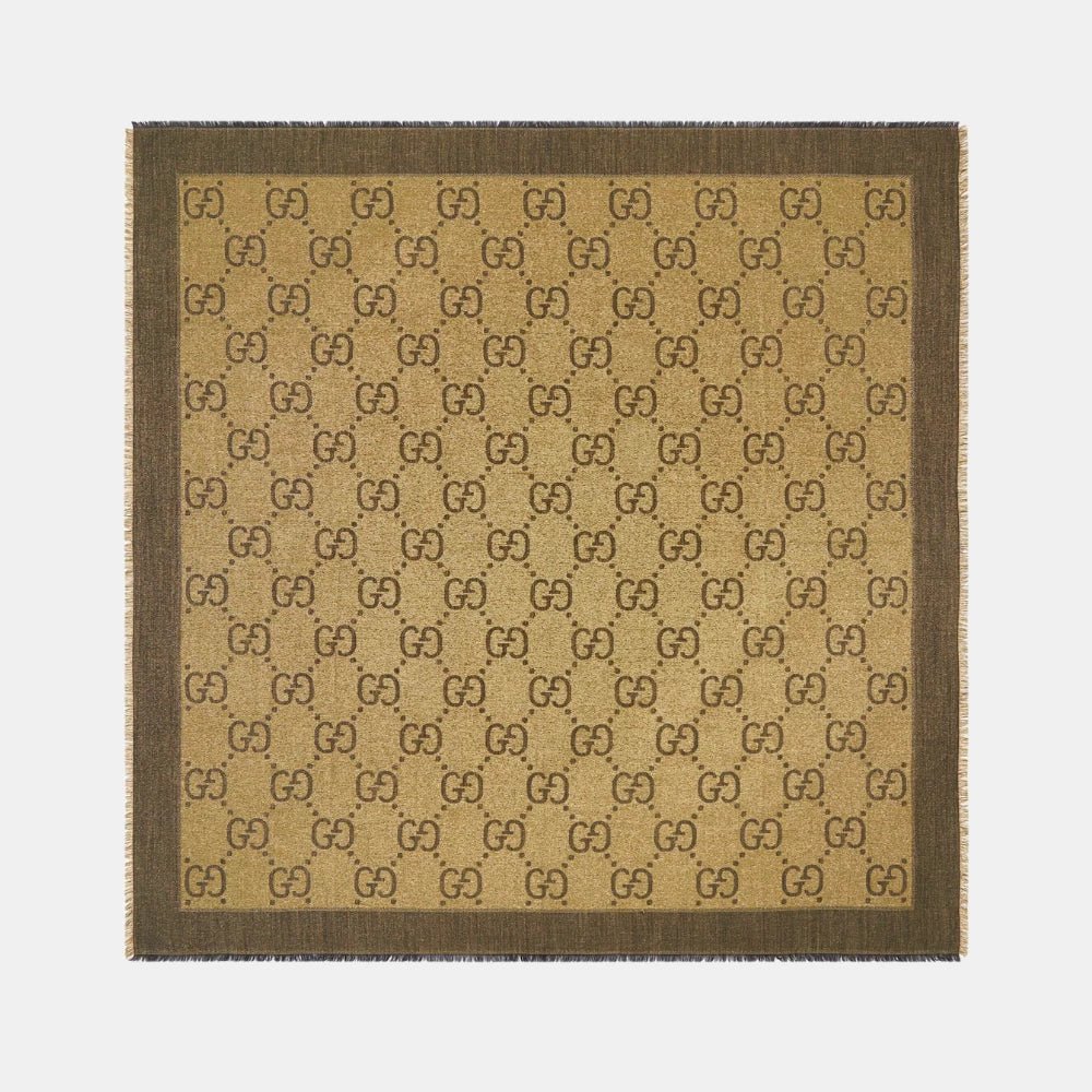 Gucci GG Lamé Jacquard Shawl - DIVA ONLINE STORE