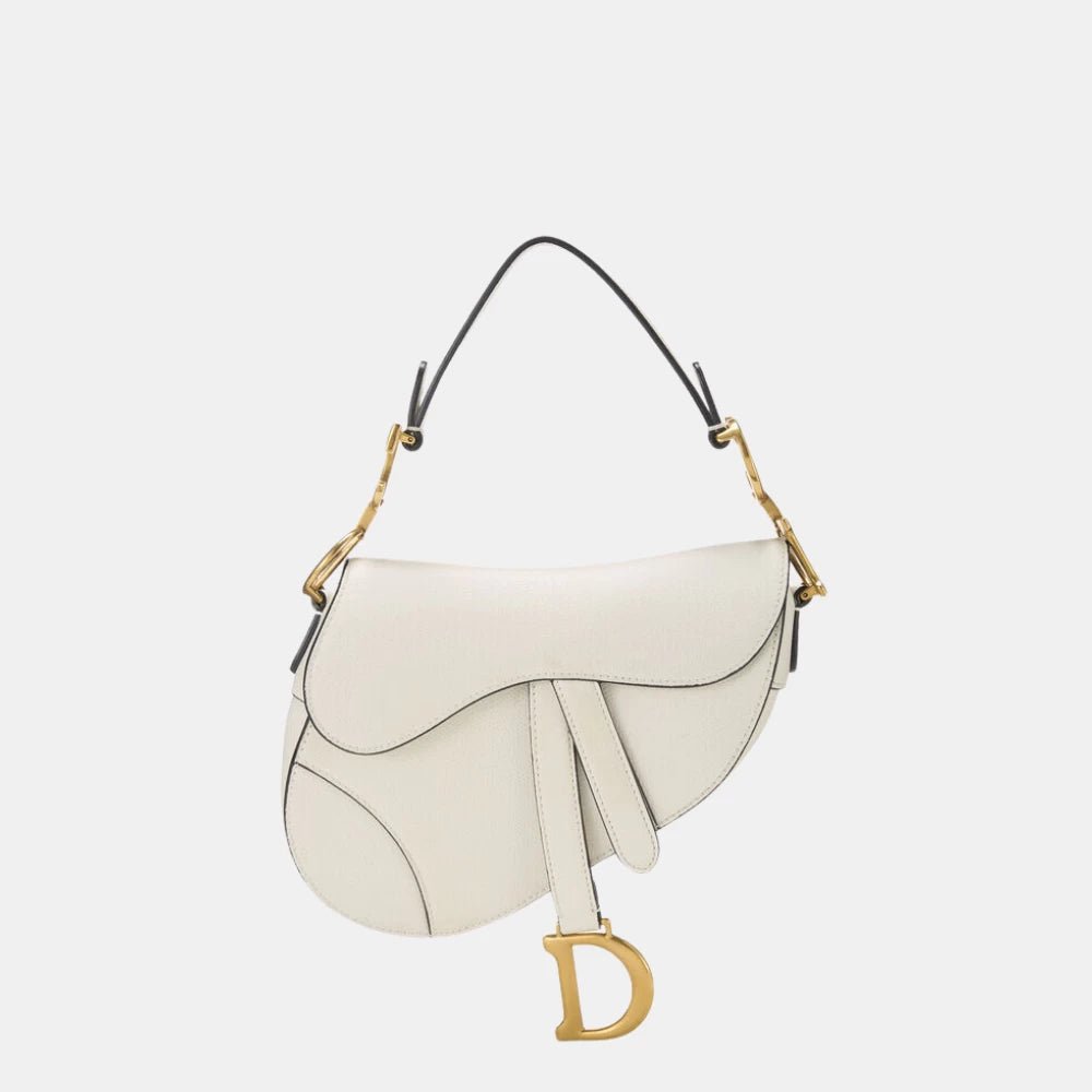 Dior Saddle Bag with Strap (White) - DIVA ONLINE STORE