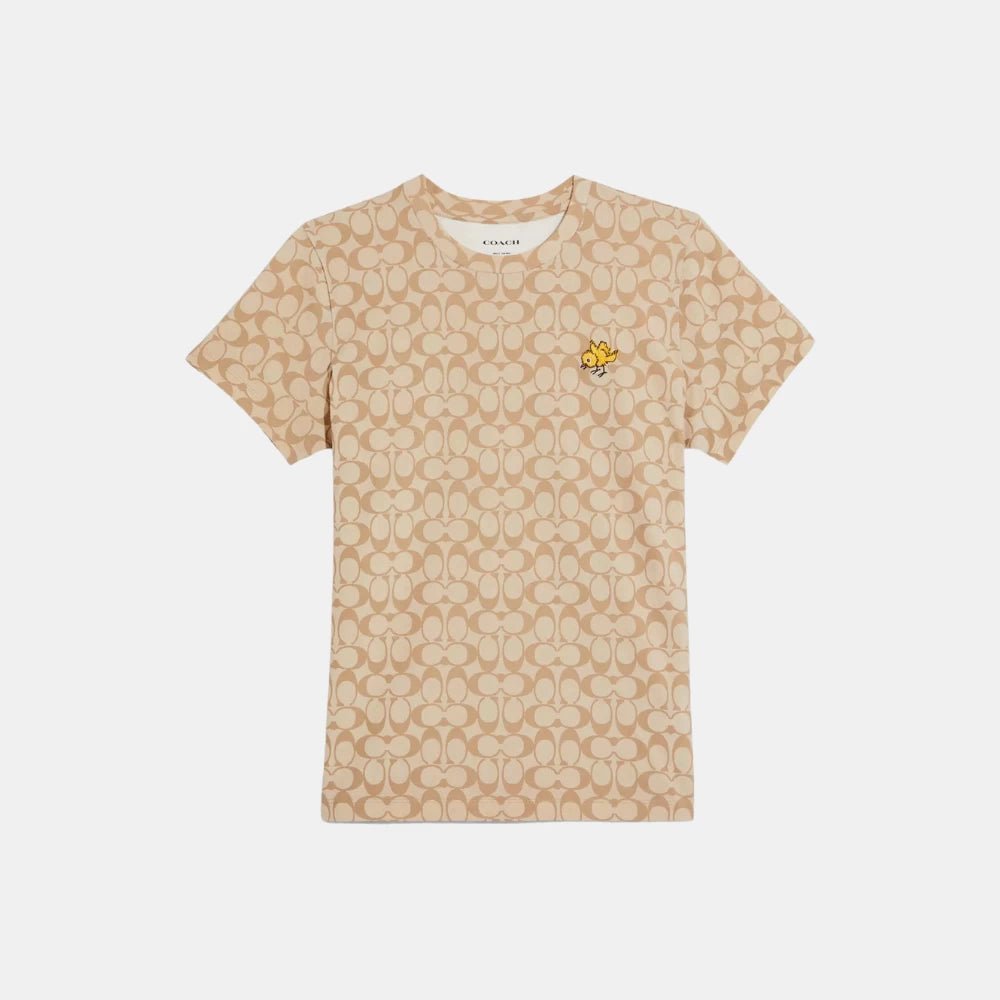 Coach Signature Creatures T Shirt In Organic Cotton - DIVA ONLINE STORE