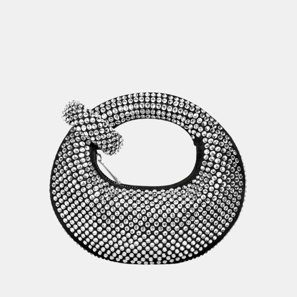 JW Pei Abacus Artificial Crystal Mini Top Handle Bag - DIVA ONLINE STORE