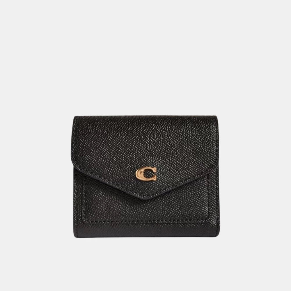 Coach Cross Grain Leather Wyn Small Wallet - DIVA ONLINE STORE