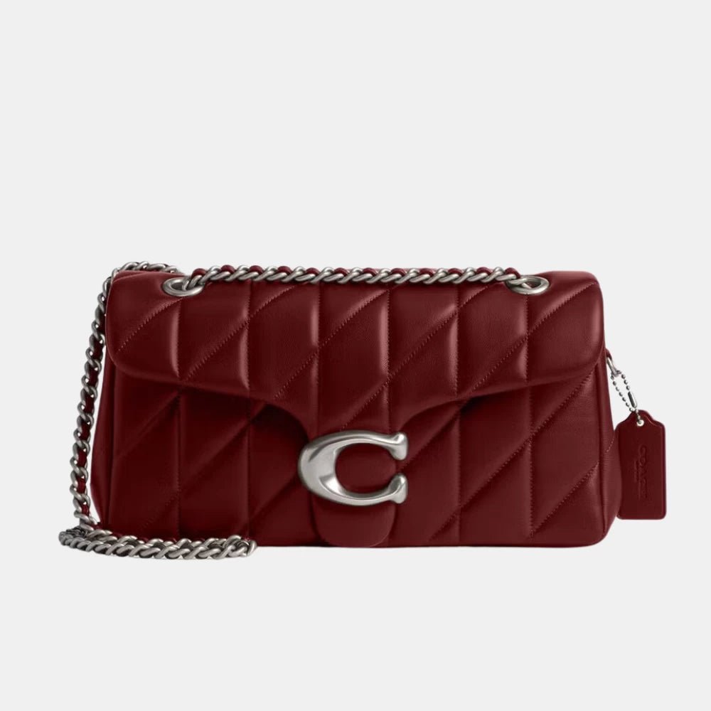 Coach Quilted Tabby Shoulder Bag (Red) - DIVA ONLINE STORE