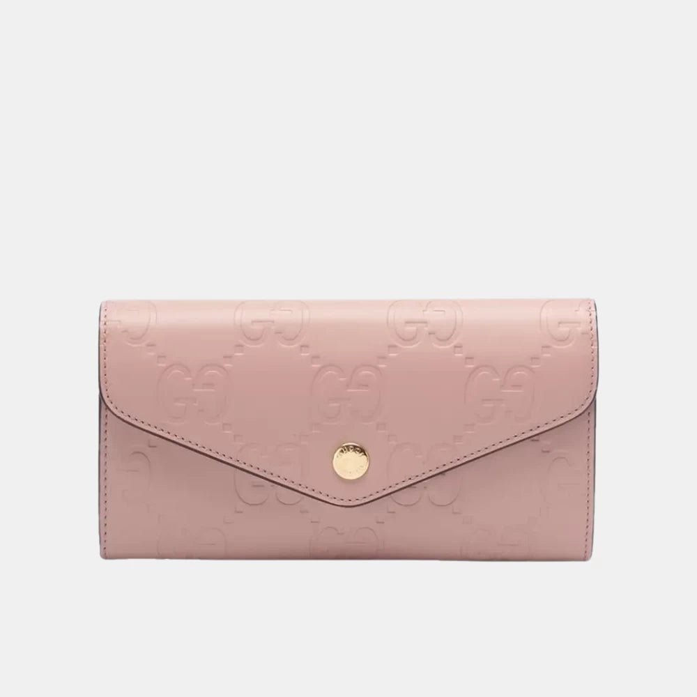 Gucci GG Continental Wallet (Pink) - DIVA ONLINE STORE