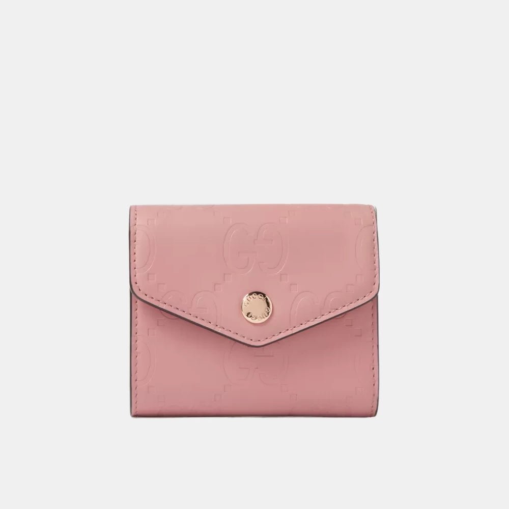 Gucci GG Medium Wallet in Leather (Pink) - DIVA ONLINE STORE