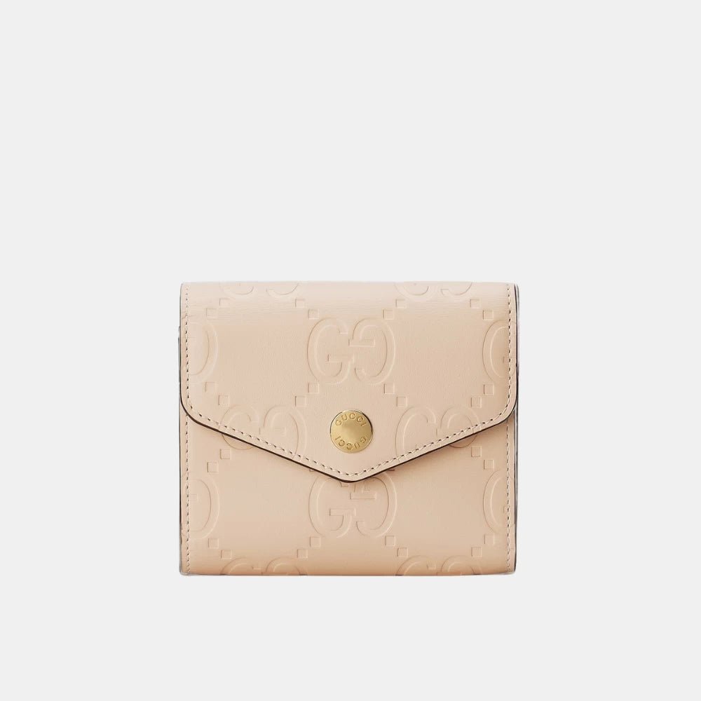 Gucci GG Medium Wallet in Leather (Light Beige) - DIVA ONLINE STORE