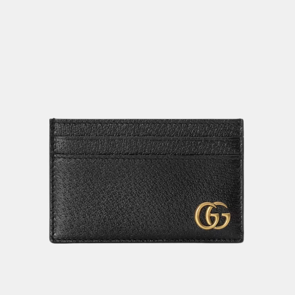 Gucci GG Marmont Card Case (Black) - DIVA ONLINE STORE