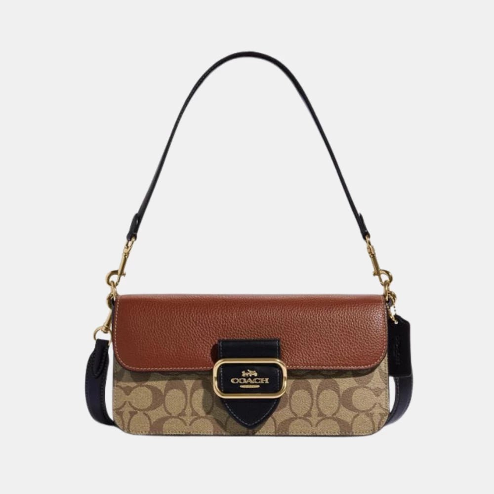 Coach Morgan Shoulder Bag In Colorblock Signature Canvas - DIVA ONLINE STORE
