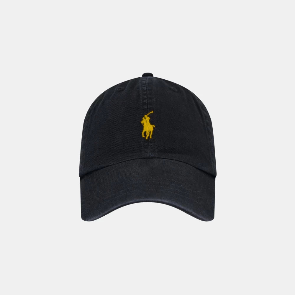 Ralph Lauren Ralph Lauren Classic Sport Cap (Black/Yellow) - DIVA ONLINE STORE