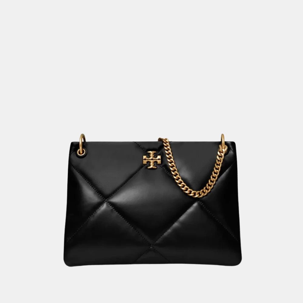 Tory Burch Small Kira Diamond Quilt Satchel (Taupe Oak) - DIVA ONLINE STORE