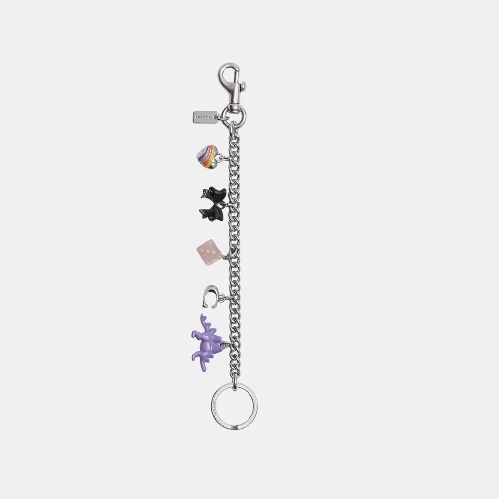 Coach Motif Chain Bag Charm - DIVA ONLINE STORE