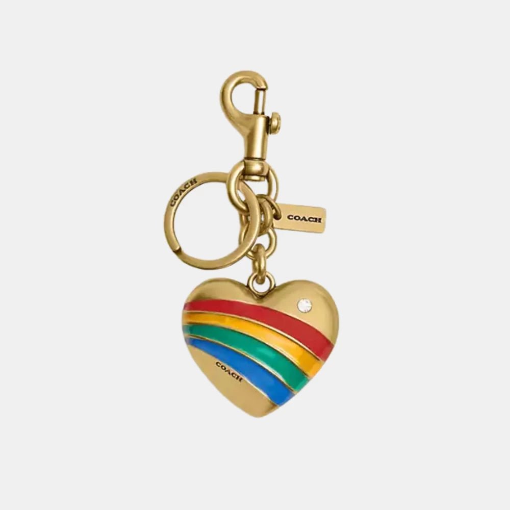Coach Heart Bag Charm - DIVA ONLINE STORE