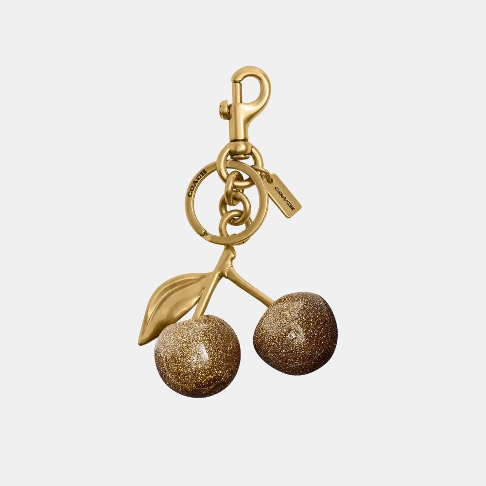 Coach Brass Cherry Bag Charm - DIVA ONLINE STORE