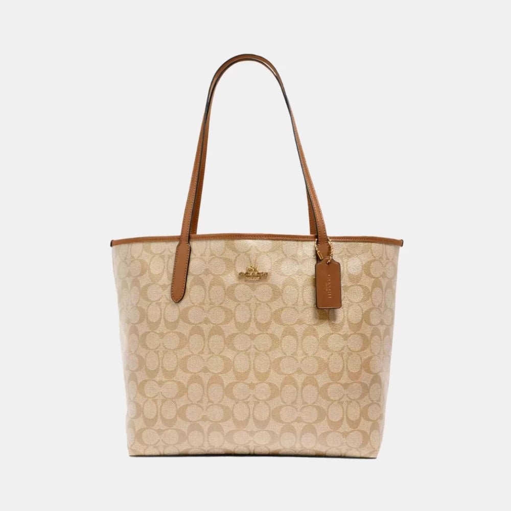 Coach City Tote In Signature Canvas - DIVA ONLINE STORE