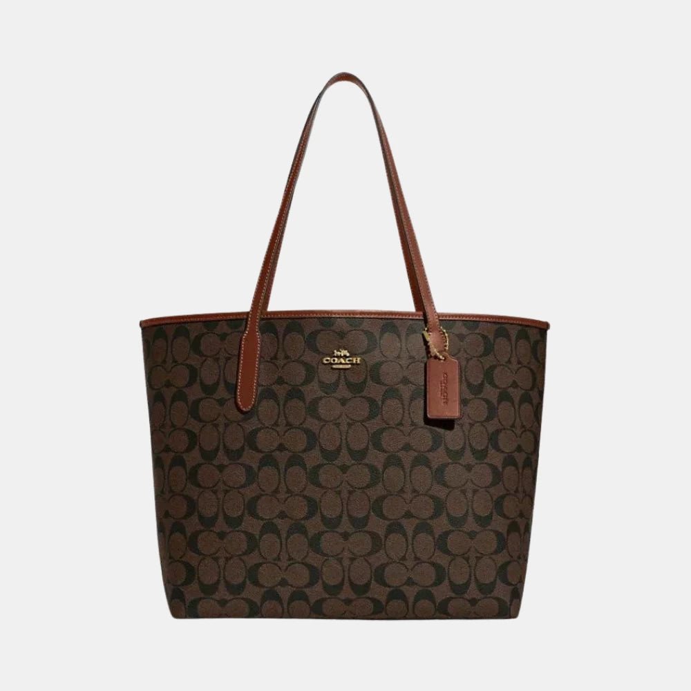 Coach City Tote In Signature Canvas - DIVA ONLINE STORE