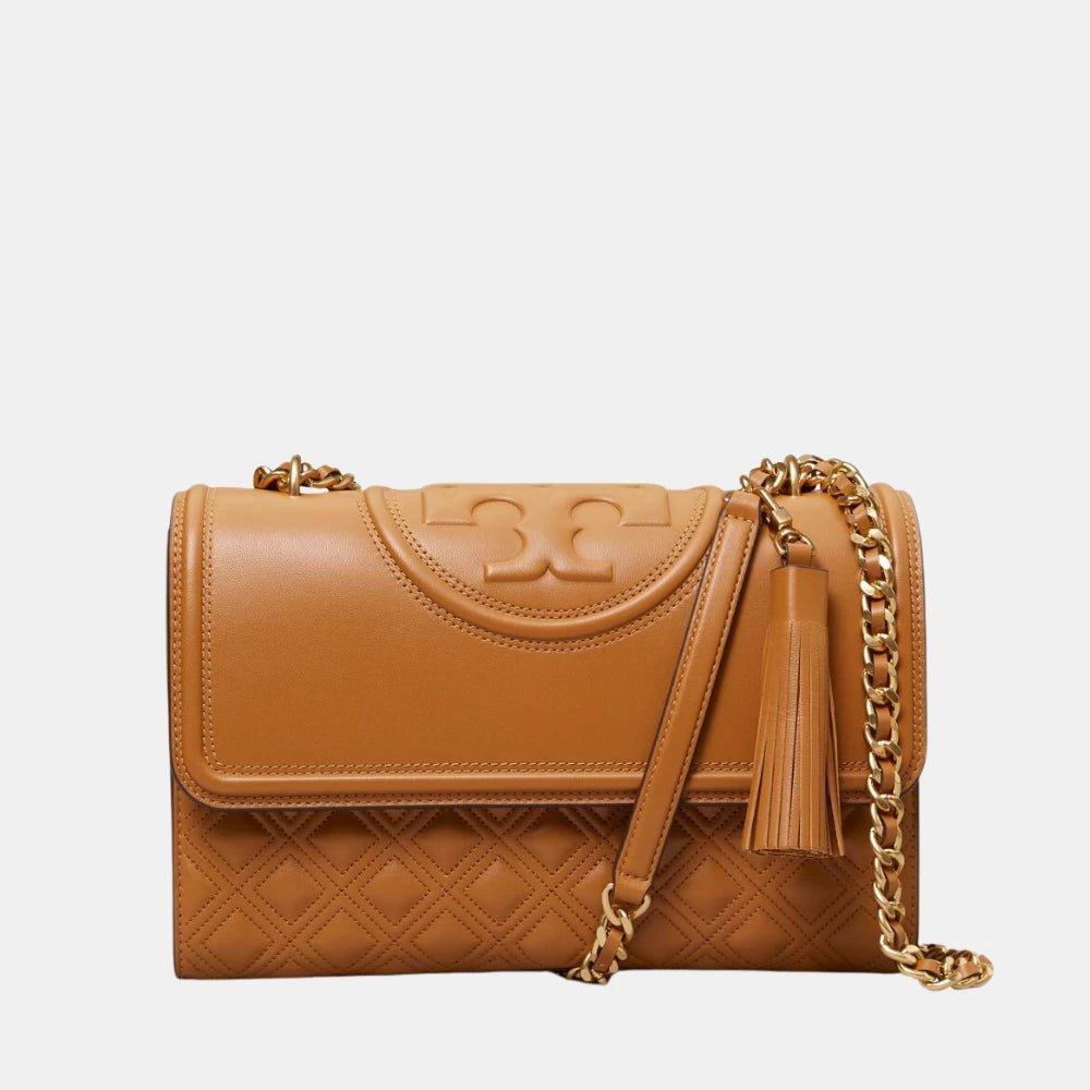 Tory Burch Fleming Convertible Shoulder Bag (Kobicha) - DIVA ONLINE STORE