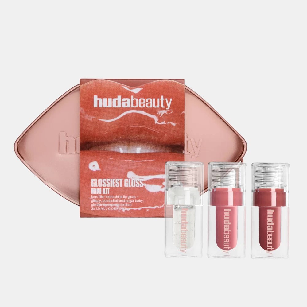 Huda Beauty Glossiest Gloss Trio - DIVA ONLINE STORE