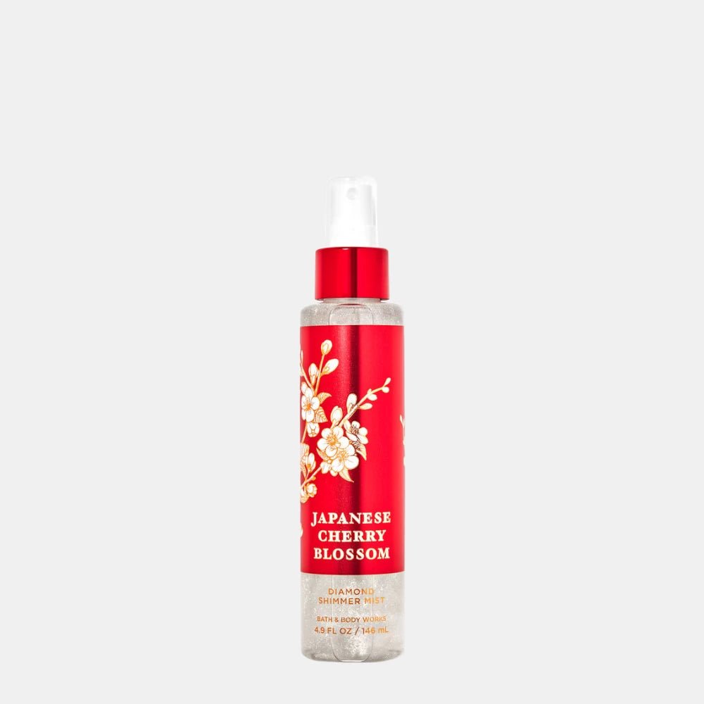 Bath & Body Japanese Cherry Blossom Diamond Shimmer Mist 146ML - DIVA ONLINE STORE