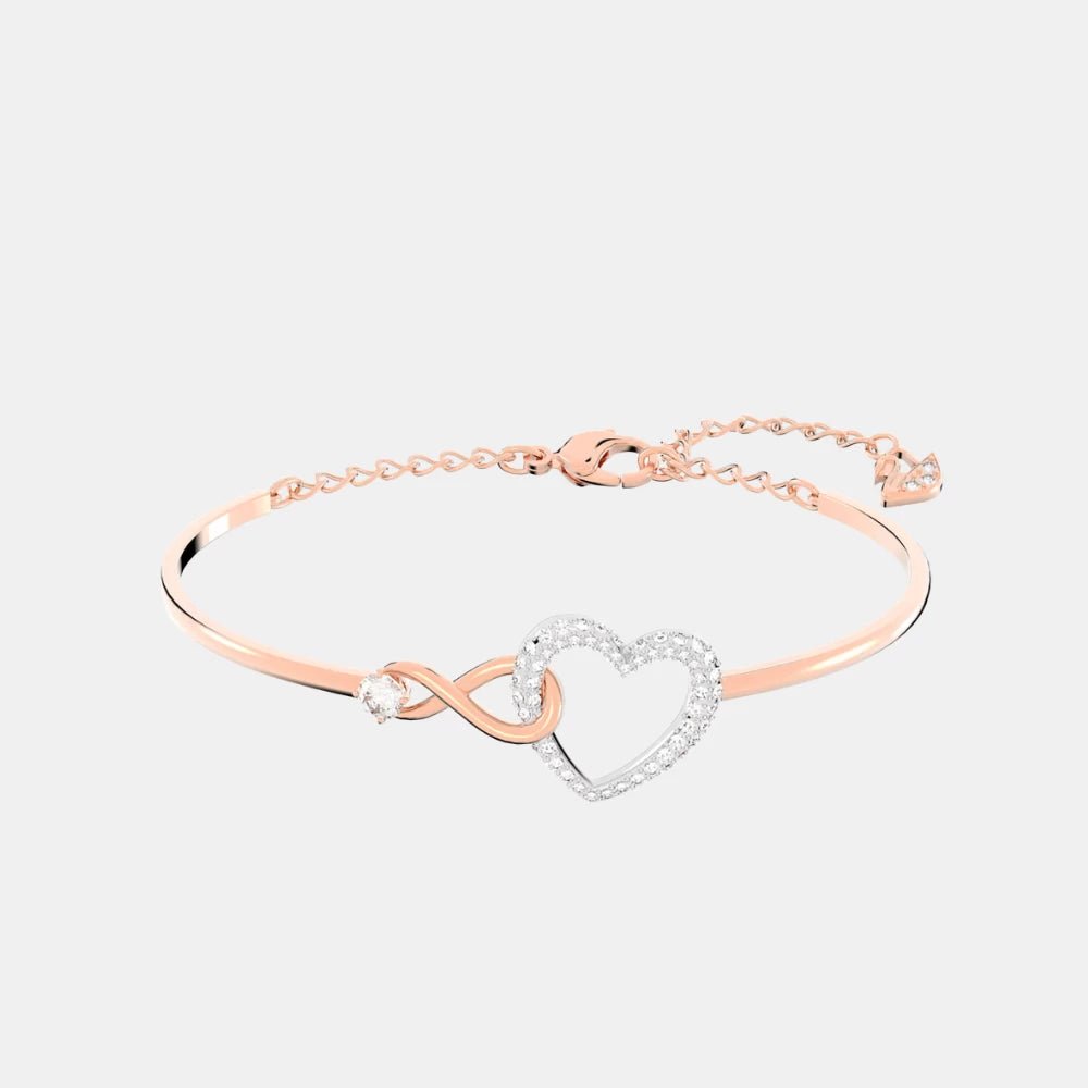 Swarovski Hyperbola Infinity And Heart Bracelet - DIVA ONLINE STORE