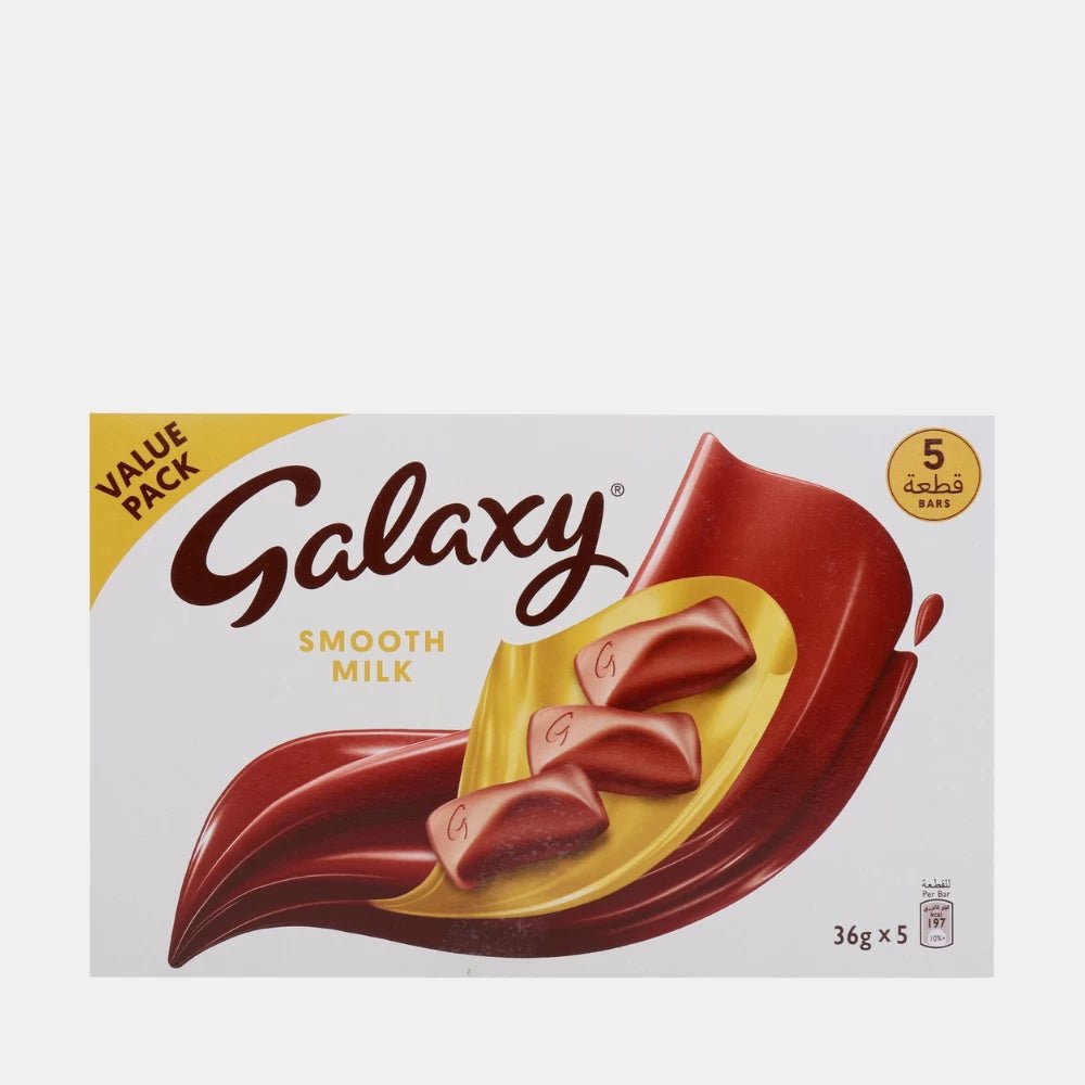 Galaxy Smooth Milk Chocolate (5 x 36g) - DIVA ONLINE STORE