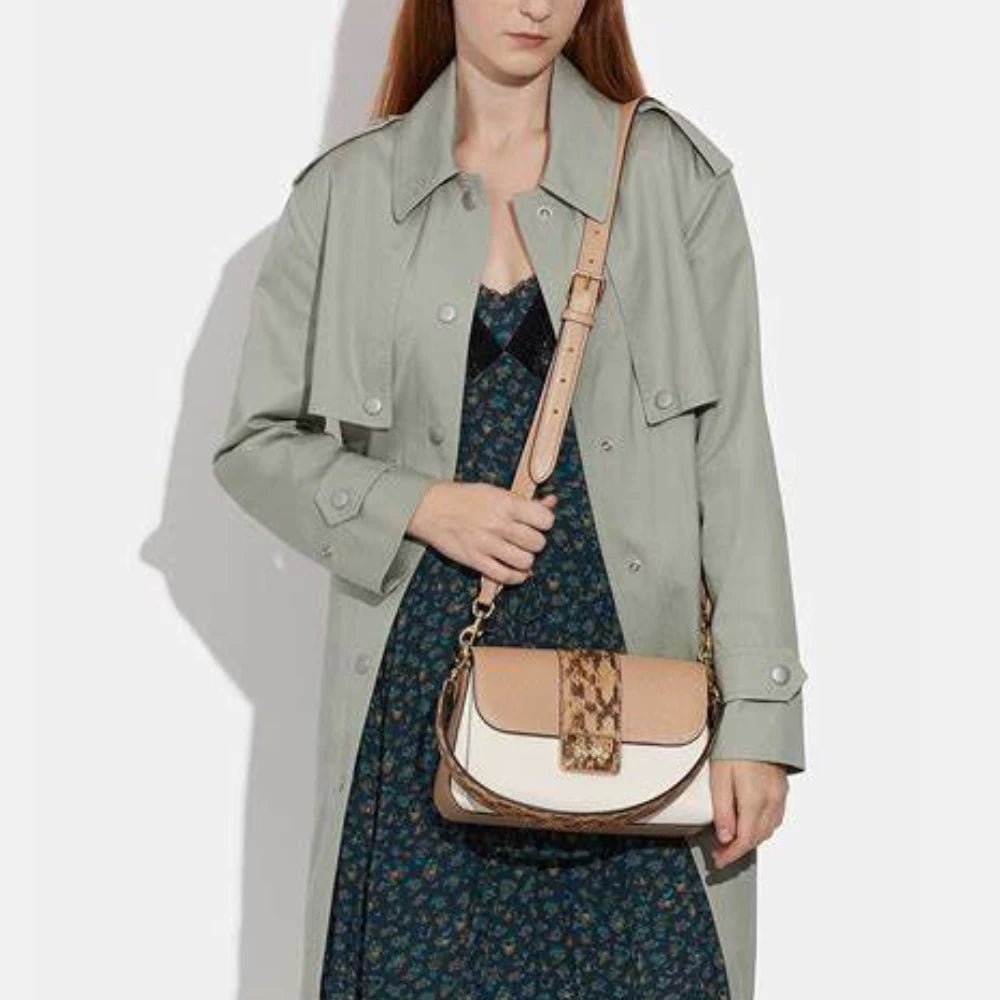 Coach Grace Shoulder Bag (Taupe Multi) - DIVA ONLINE STORE