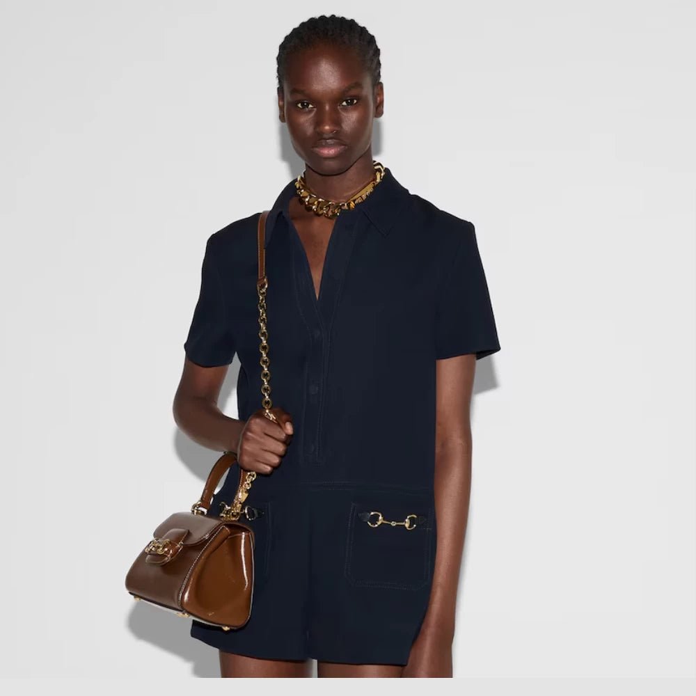 Gucci Horsebit 1955 Mini Top Handle Bag (Brown) - DIVA ONLINE STORE