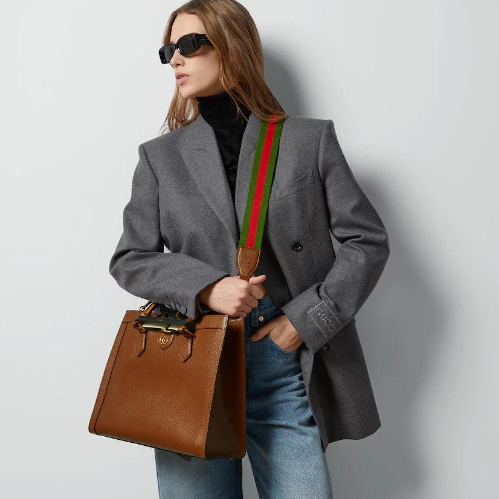 Gucci Diana Medium Tote Bag (Brown) - DIVA ONLINE STORE